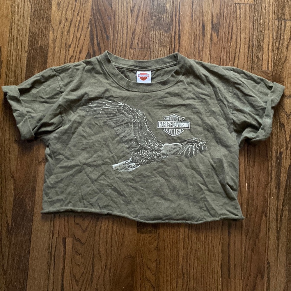 Harley Davidson Cropped Tee